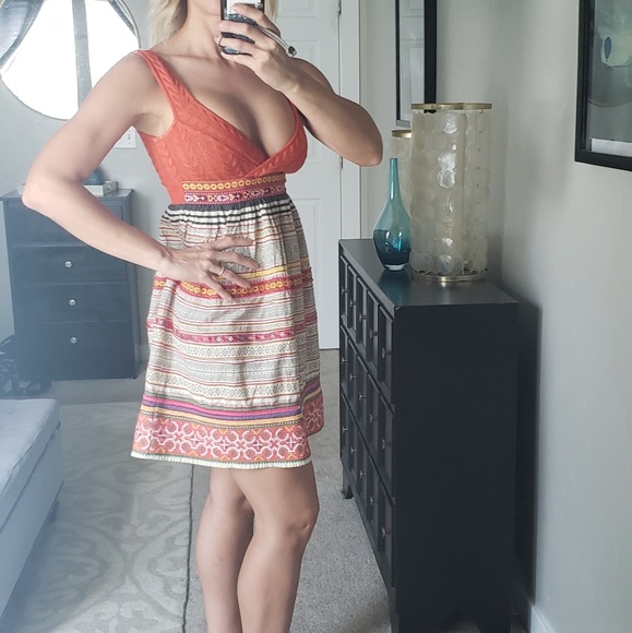 Free people v neck dress size 2 - Picture 2 of 4